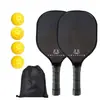Racket de Pickleball de Madera de Venta Caliente Transfronteriza Siete Capas de Madera de Álamo Racket de Pickleball Set de Pickleball