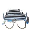 Dispositivo de correção automática para esteira transportadora de correia. Dispositivo de correção de cinta puramente mecânico acionado por atrito, zero de energia
