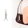 Novo Pingente de Bolsa de Corda Trançada, Decoração Feita à Mão, Chaveiro de Sapato para o Dia a Dia, Pingente de Bolsa de Celular
