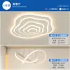 Lámpara de techo minimalista para sala de estar, moderna y simple, adecuada para uso doméstico, elegante luz para dormitorio principal, con sentido de diseño, accesorio de iluminación cálido y acogedor para recibidor