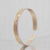 Nuevo brazalete anillo abierto sólido patrón de hierba Tang plata tailandesa pared interior sutra del corazón retro paz alegría outlet de fábrica