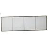 Quadro Branco e Lousa Integrados Push-Pull para Ensino e Treinamento, Lousa Push-Pull Magnética de Parede Sem Poeira