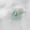 Flores em Relevo 3D de Organza Acessórios DIY, Acessórios de Cabelo Estilo Antigo, Flores Decorativas para Roupas, Atacado em Estoque