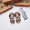 Nuevos Zapatos Melissa nelissa 2024 para Niños y Niñas Sandalias Planas Estampadas Zapatos de Playa de Verano para Bebé