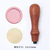 Cabeza de Cobre en Blanco para Sello de Cera con Mango de Palo de Rosa, en Stock, Cabeza de Sello en Blanco para Exportación, Material para Sello de Cera