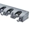 Estante de Almacenamiento Rectangular de Alta Resistencia Montado en la Pared para Escobas, Trapeadores o Bolsas de Almacenamiento para Herramientas, con Ganchos y Ranuras, Adecuado para Uso
