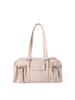 2024 Nuevo Bolso de Hombro de Tela de Nylon Plateada de Nicho Dongdaemun Coreano para Mujer, Ligero, Versátil, Gran Capacidad, Bolso para Viajes Diarios