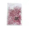 Acessórios de Nail Art Rosa com Strass Grandes em Formato de Leque, Pedras Soltas Ss3 Ss4 Strass com Fundo Plano, Kit Deslumbrante de Material para Unhas Vestível DIY