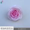 Cabeza de flor búlgara, rosa retro americana, fondo para decoración al aire libre, flores artificiales, conjunto de centro comercial, flor falsa