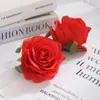 Cabeça de Rosa Simulada de Alta Qualidade Material para Guirlanda DIY Feita à Mão Acessórios Feitos à Mão Estilo Retrô Europeu Flor de Camélia