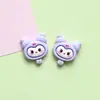 Accesorios de resina coolomi morados al por mayor DIY pegamento de crema accesorios para funda de teléfono pegatinas para vaso de agua accesorios para cabeza de pulsera