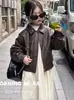Chaqueta de Cuero para Niña Primavera y Otoño 2026 Nueva Moda Chaqueta de Otoño Infantil para Niñas Mayores Top Elegante
