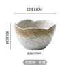 Tigela pequena de sorvete japonesa famosa na Internet, sorvete raspado, pudim de iogurte, tigela de sorvete contínua, tigela de cerâmica para sobremesa, gelo em pó