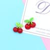 Acessórios de resina diy fatia de fruta cereja abacaxi fatia de limão geladeira cocar infantil acessórios de cabelo material