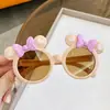 Novos Óculos de Sol Infantis com Laço do Mickey Óculos de Sol Cartoon da Moda Óculos de Sol com Proteção UV