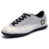 Zapatillas de Fútbol Tf para Hombre, Zapatos de Fútbol para Competición Estudiantil, Zapatos Deportivos de Fútbol para Clase de Educación Física Estudiantil Juvenil