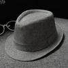 Sombrero de caballero de verano, estilo retro británico, de lino, para jóvenes, para hombres y mujeres, estilo jazz, informal, para el sol, para actuaciones escénicas.