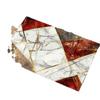 Alfombra de Barro Diatomeas Mármol Simple Transfronteriza Dorado Esmeralda Chapado Absorbente Baño Antideslizante Fácil Cuidado Felpudo Alfombra de Secado Rápido