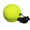 Pelota de tenis con cuerda para principiantes y personas mayores, ejercicio de tenis para un solo jugador, pelota elástica con rebote y cuerda