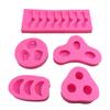 Bolinhos Noodles de Ovo Shumai Nó Artesanal DIY Caseiro Chocolate Comida Bolo Silicone Molde