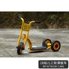 Triciclo para niños de jardín de infantes bicicleta individual doble con cubo cochecito de bebé juguete para exteriores coche de pedal scooter