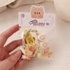 Pinza para el pelo de nubes lindas de dibujos animados, estrella, pinza lateral para flequillo de estrella femenina, pinza de pico de pato dulce, pinza lateral pequeña, pinza para el pelo, accesorio para el cabello