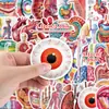 Pegatinas de Graffiti de 50 Órganos Humanos Transfronterizos para Taza de Agua, Teléfono Móvil, Computadora, Pegatinas Decorativas Impermeables, Limpiables, Pegatinas Creativas