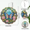Amazon Sino dos Ventos Rotativo 3D Pendurado Decoração de Jardim Exterior Varanda de Casa Sino dos Ventos de PVC Ornamento Pendurado de Jardim