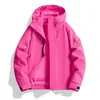 Jaqueta outdoor três em um estilo Luotuo para mulheres conjunto de duas peças super bonito para homens vestuário à prova de vento e chuva para viagens caminhadas montanhismo