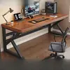 Mesa de computador espessada e reforçada para uso com desktop no quarto, mesa de jogos para casa, mesa de estudante para duas pessoas, mesa de escritório simples para e-sports