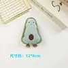 Peluche de dibujos animados piezas abiertas lindos accesorios de frutas sandía fresa aguacate zanahoria materiales semiacabados para accesorios para el cabello