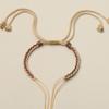 Cuerda de mano de Xizang hilo de algodón semiacabado para frotar a mano pulsera de amantes se puede usar cuentas de jade oro duro 3D diy tejido de cuatro hebras al por mayor