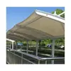 Cochera de Estructura de Acero con Estructura de Membrana en Forma de Siete, Cobertizo de Estacionamiento al Aire Libre para Vehículos Eléctricos y Automóviles en Zonas Residenciales, Protector Solar y Fuerte Resistencia a la Presión