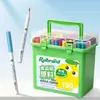 Marcadores acrílicos de grado alimenticio con puntas suaves, juego de 24 colores, juego de bolígrafos acrílicos portátil, marcadores acrílicos para estudiantes, venta al por mayor de fábrica