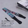 Correia de Guitarra Estampa por Transferência de Calor Poliéster Estilo Étnico Correia Estampada Colorida Guitarra Clássica Elétrica Correia de Ombro Universal