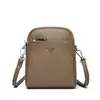 Bolso Pequeño de Piel Suave para Mujer, Billetera para Monedas de Teléfono Móvil, Nuevo Estilo 2026, Bolso Versátil Casual para Mamá, Bolso de Hombro de Tres Capas, Bolso Cruzado, Moderno
