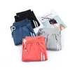 Shorts Esportivo Feminino Cropped, Calça 7/8 Soltinha, Calça Casual 2020 com Design de Patch e Cintura Elástica