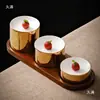 Vajilla de Cerámica Plato Tridimensional Plato Cilíndrico para Postre Plato para Repostería de Cocina Molecular Plato Creativo para Restaurante Plato para Postres Franceses