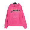 Sudadera con capucha de marca europea y americana de moda Sp5Der con estampado de telaraña para hombre y mujer, Sudadera con capucha de forro polar pesada holgada Hip-Hop para pareja