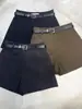 Pantalones de pierna ancha para exteriores, Pantalones tipo boot para otoño e invierno 2024, Shorts grises de línea A petite para mujer, Adelgazantes de cintura alta versátiles de lana