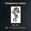 Pegatinas de Tatuaje Temporales Cruz de Frontera Cruz y Serpiente Dragón Herbales para Hombres y Mujeres Tatuajes Tradicionales en Brazos Duraderos Impermeables 7~15 Días