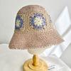 Sombrero de paja para mujer, protección solar, plegable, para playa, viaje, verano, 2023