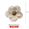 Terciopelo Polvo Dorado Flor de Navidad Magnolia de Cinco Pétalos Flor Artificial Adorno para Árbol de Navidad Accesorios de Decoración Navideña Transfronterizo