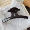 Marrón Chocolate ~ Pinza Casual de Verano para Mujer de Alta Calidad 2025 Nuevo Pinza de Tiburón Pinza Grande para Cabello con Mucho Volumen
