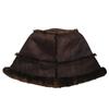 Sombrero de Otoño e Invierno Sombrero de Pescador para Niños Invierno Imitación Ante de Cordero Cálido Lindo Cálido Hermoso Grueso Sombrero de Cubo Cilindro