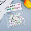 Embalagem com Fecho Argila Macia Fruta Pulseira DIY Contas Soltas Fio para Montar Pulseira Acessórios de Joias Contas Fruta de Argila Macia