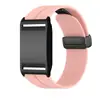 Qingfeng Compatible con Bono Polar Loop Pulsera Hebilla Magnética Plegable Correa de Silicona Pulsera Polar Loop