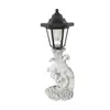 Nova Estátua de Resina Alimentada por Energia Solar Poste de Luz Anjo para Decoração de Jardim Externo Villa, Ornamento de Gramado