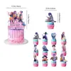 En Stock Demon Slayer Decoraciones para Fiesta de Cumpleaños de Niñas Tarjetas Colgantes Banners Toppers para Pasteles Set de Globos Tela de Fondo
