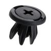 Remache para Coche de Agujero de 10 mm Clip de Empuje Sujetador Guardabarros Panel de Puerta Clip Embellecedor Remache de Plástico Sujetador Carrocería